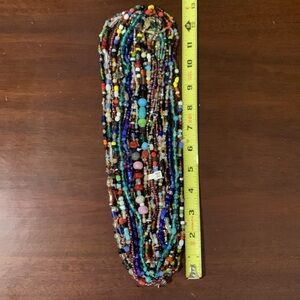 Glass Mardi Gras beads